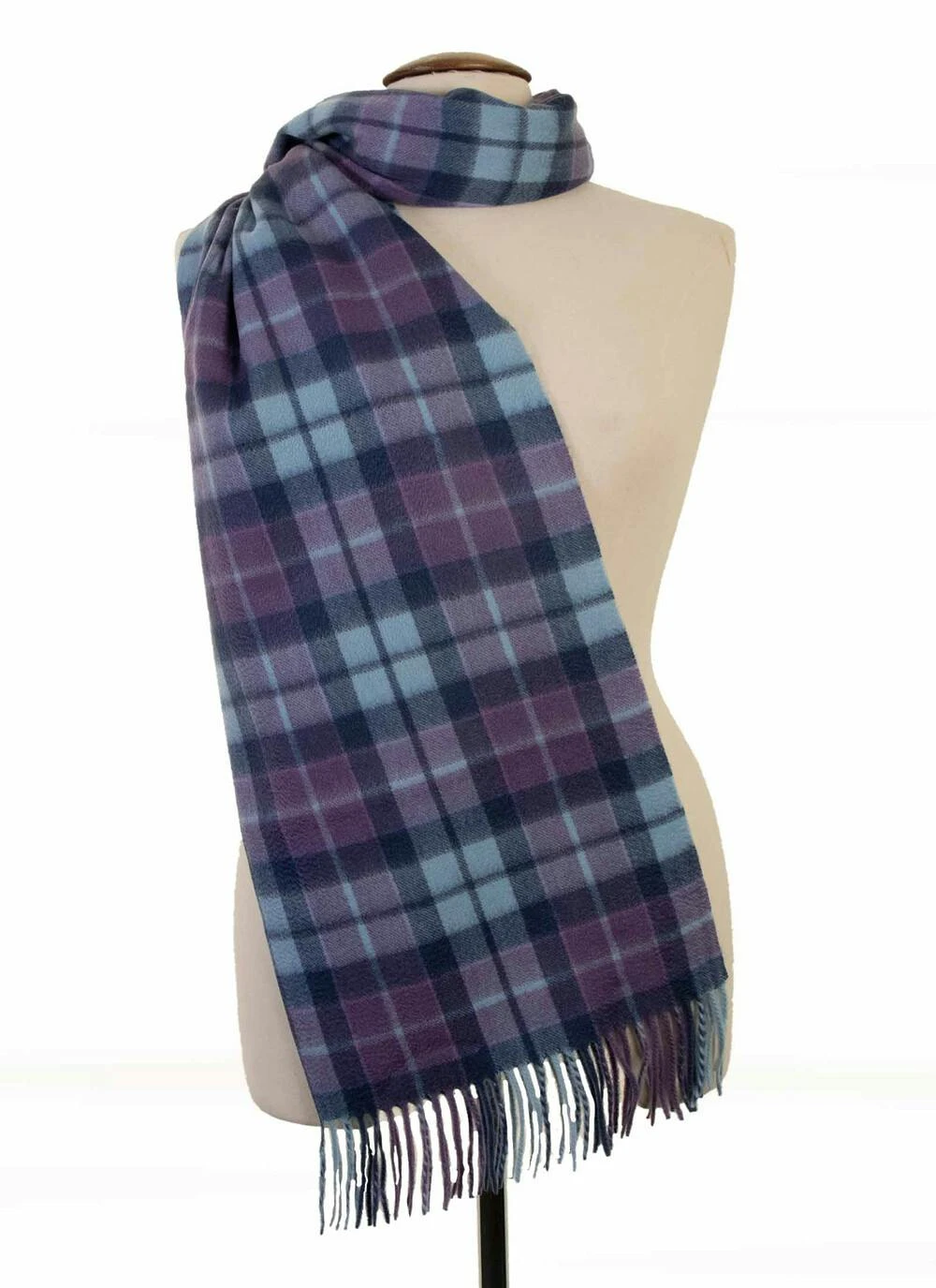 Cashmere Check Stole 3 Cashmere Check Stole