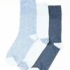 3 Pack Blue Socks -EWM Store 45328pvl 96677e60de9aa90