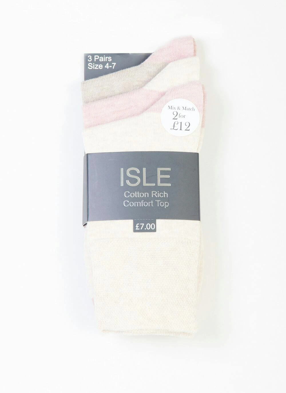 3 Pack Pink Socks 4 3 Pack Pink Socks - Image 2