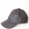 Brown Wax Baseball Cap