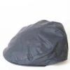 Navy Wax Flat Cap -EWM Store 46033pvl 3ade915e5bbd05b