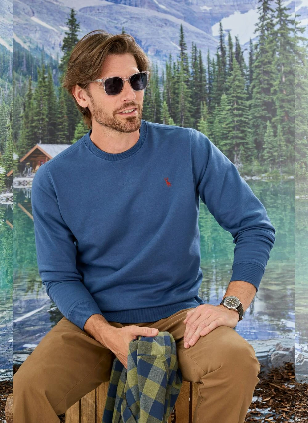 Crew Neck Sweatshirt 3 Crew Neck Sweatshirt