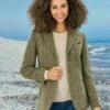 Uist Green Overcheck HARRIS TWEED® Ladies' Jacket 1 Uist Green Overcheck HARRIS TWEED® Ladies' Jacket -EWM Store 56380pvl c2b3173c752c3d3