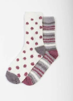 2 Pack Berry Snowsoft Socks