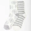 2 Pack Grey Snowsoft Socks -EWM Store 56627pvl 8014078dc2d2c07