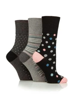 3 Pack Assertive Graphic Socks