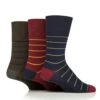 3 Pack Simplicity Stripe Socks -EWM Store 56685pvl 499c4bb7473c287