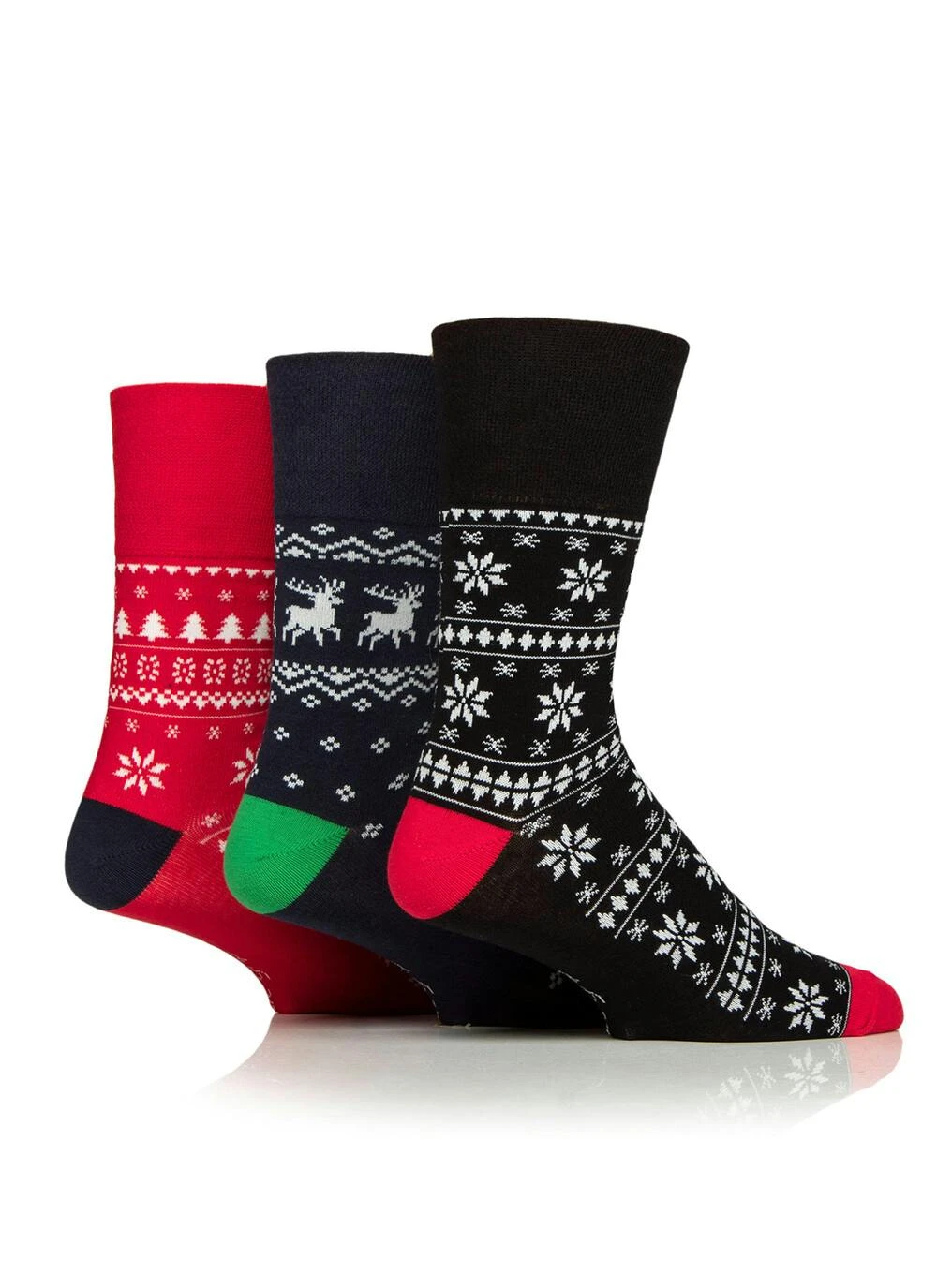 3 Pack Fairisle Socks 2 3 Pack Fairisle Socks