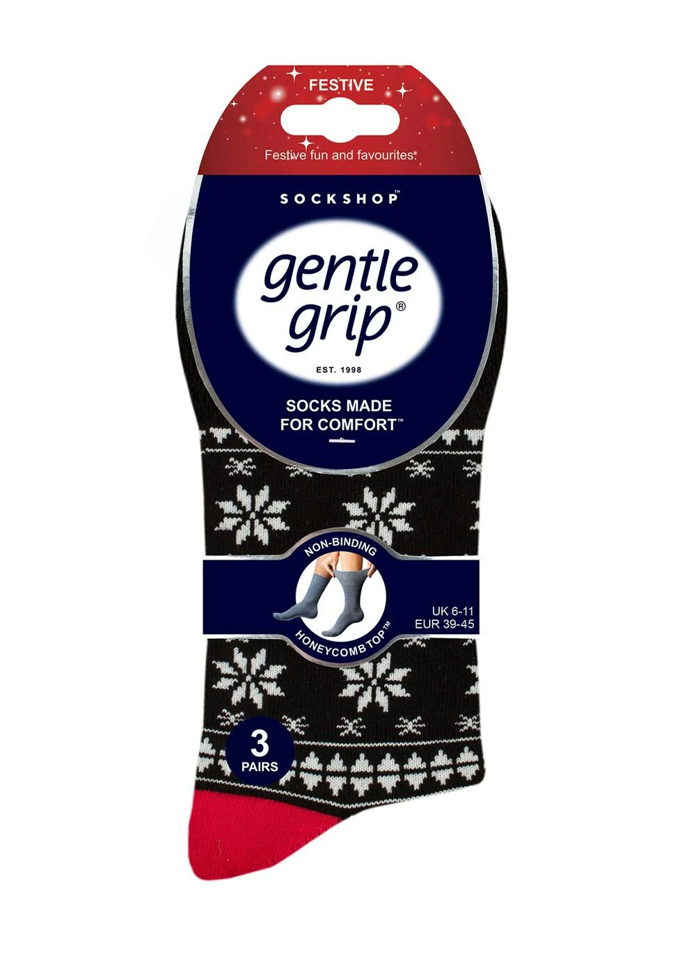 3 Pack Fairisle Socks 3 3 Pack Fairisle Socks - Image 2