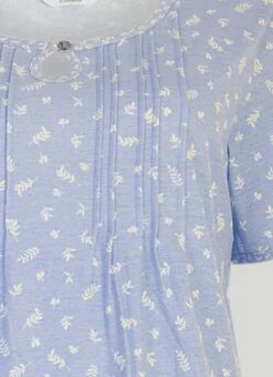 Cotton Rich Keyhole Neck Nightdress 7 Cotton Rich Keyhole Neck Nightdress -EWM Store 57605pvl ec32b82ab0b970f