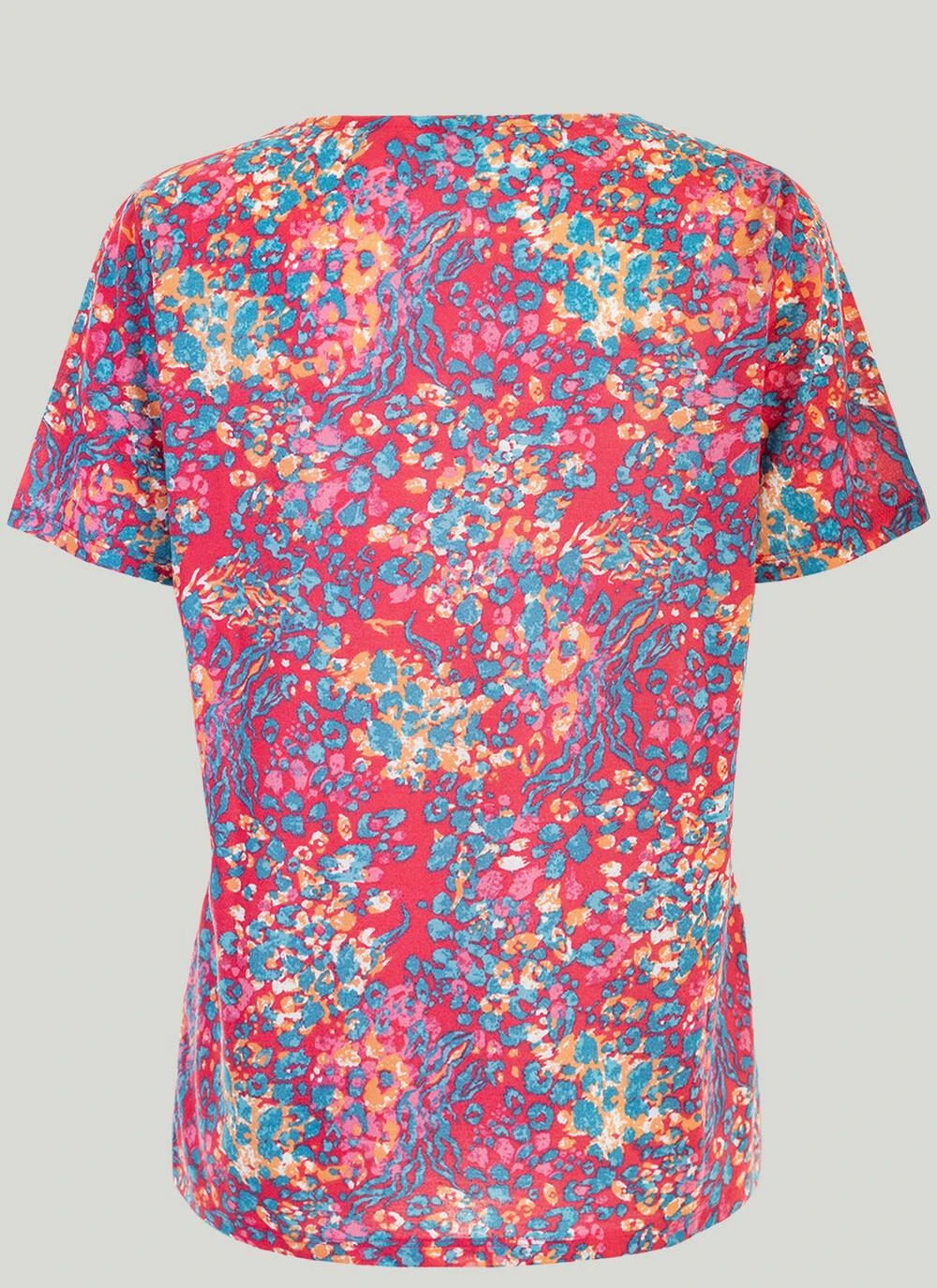 Printed Crew Neck T-Shirt 5 Printed Crew Neck T-Shirt - Image 3