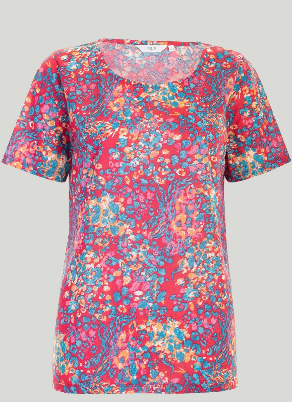 Printed Crew Neck T-Shirt 4 Printed Crew Neck T-Shirt - Image 2