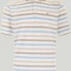 Cotton Striped Polo Shirt -EWM Store 58485pvl ae5461844753847