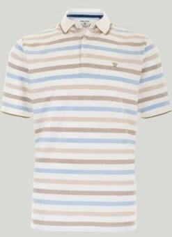 Cotton Striped Polo Shirt