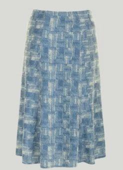 Printed Lined Skirt 27" -EWM Store 59153pvl 1d044251ded0bc3