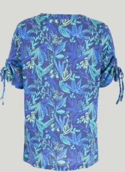 Textured Button Through T-Shirt 6 Textured Button Through T-Shirt -EWM Store 59728pvl 45d2ba5a57252cb