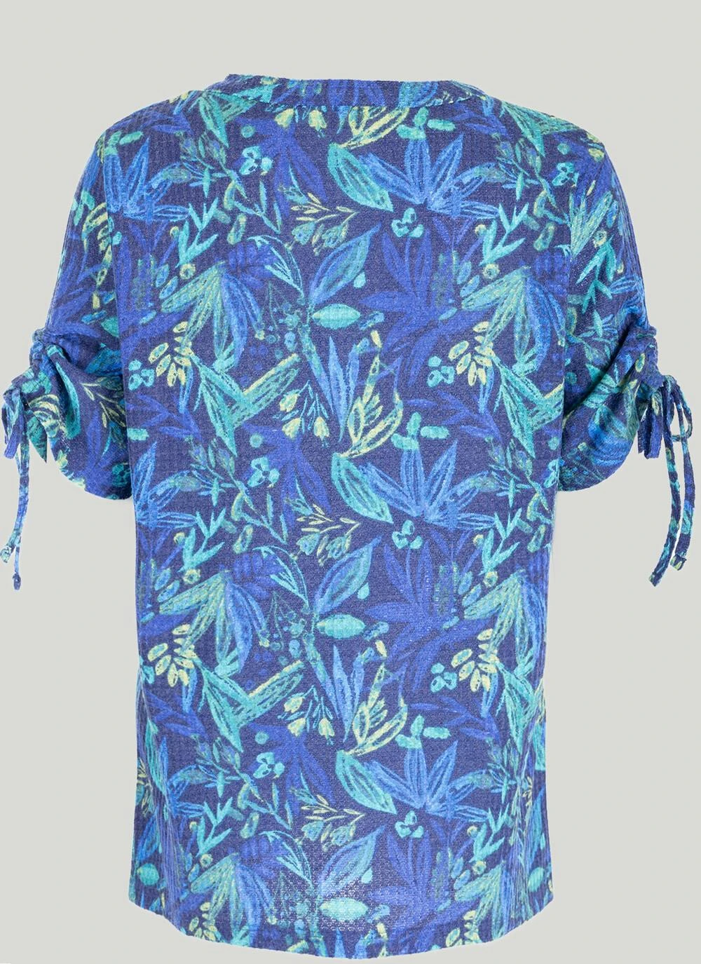 Textured Button Through T-Shirt 4 Textured Button Through T-Shirt - Image 2