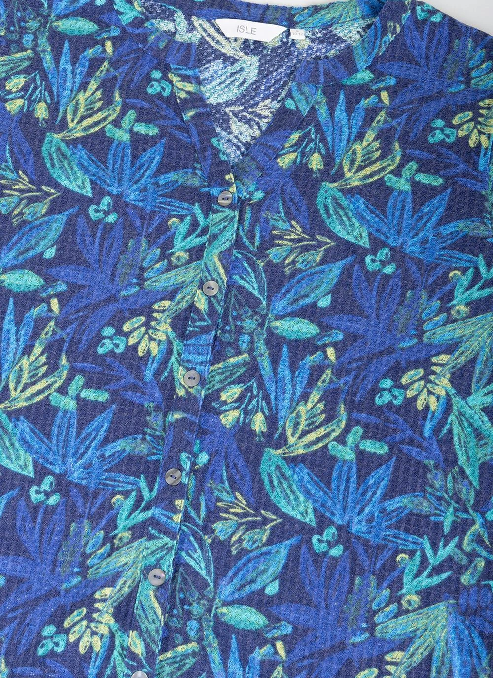 Textured Button Through T-Shirt 5 Textured Button Through T-Shirt - Image 3