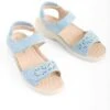 Light Blue Cushioned Strap Sandal -EWM Store 60222pvl d605f92a25aa881