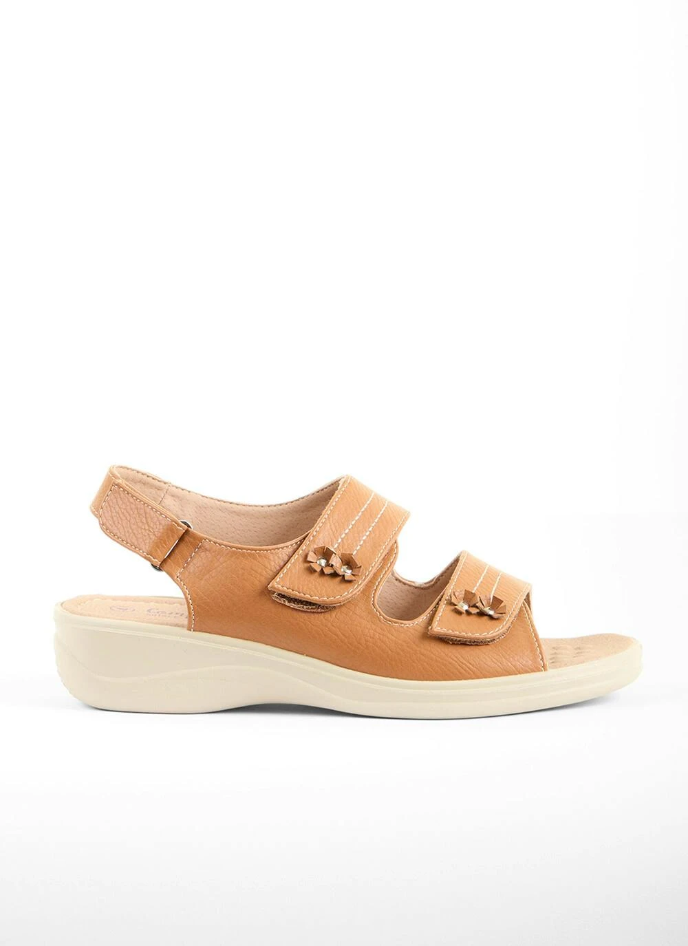 Tan Ankle Strap Sandal 4 Tan Ankle Strap Sandal - Image 2