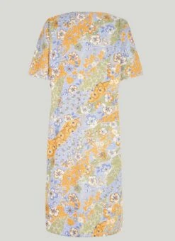 Cotton Blend Textured Midi Dress -EWM Store 60819pvl e9d70bf1a8c2af3