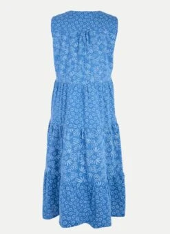 Pure Cotton Jersey Mixed Print Dress -EWM Store 61126pvl 766da0c839b47e3