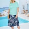 Easy Care Print A Line Skirt -EWM Store 61256pvl 07f1129e11e0edd