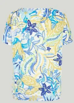 Printed V Neck T-Shirt 7 Printed V Neck T-Shirt -EWM Store 61495pvl c13ea78a077f721