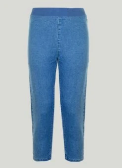 Comfort Waist Cropped Pull On Jegging