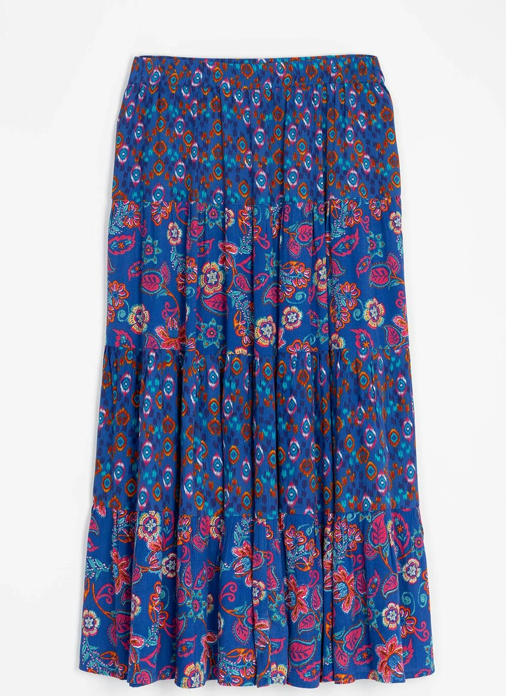 Multi Print Tiered Skirt 4 Multi Print Tiered Skirt - Image 2