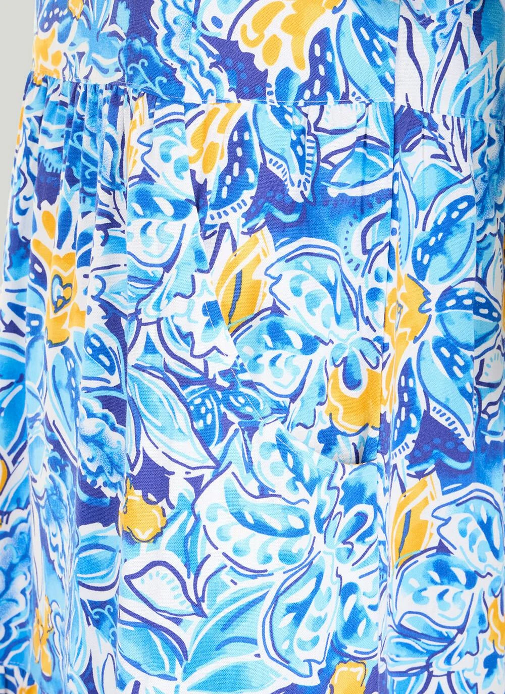 Linen Blend Tiered Shift Dress 7 Linen Blend Tiered Shift Dress - Image 5