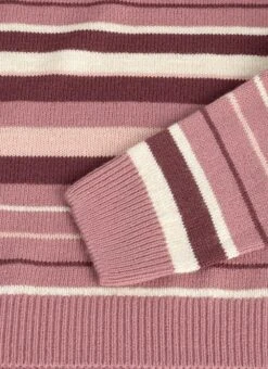 Striped V Neck Jumper -EWM Store 62112pvl 0cc2f7b683465a8