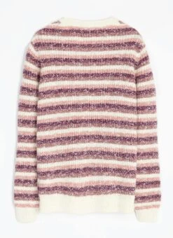 Striped Crew Neck Pocket Jumper -EWM Store 62155pvl 5038a6aad98bc19