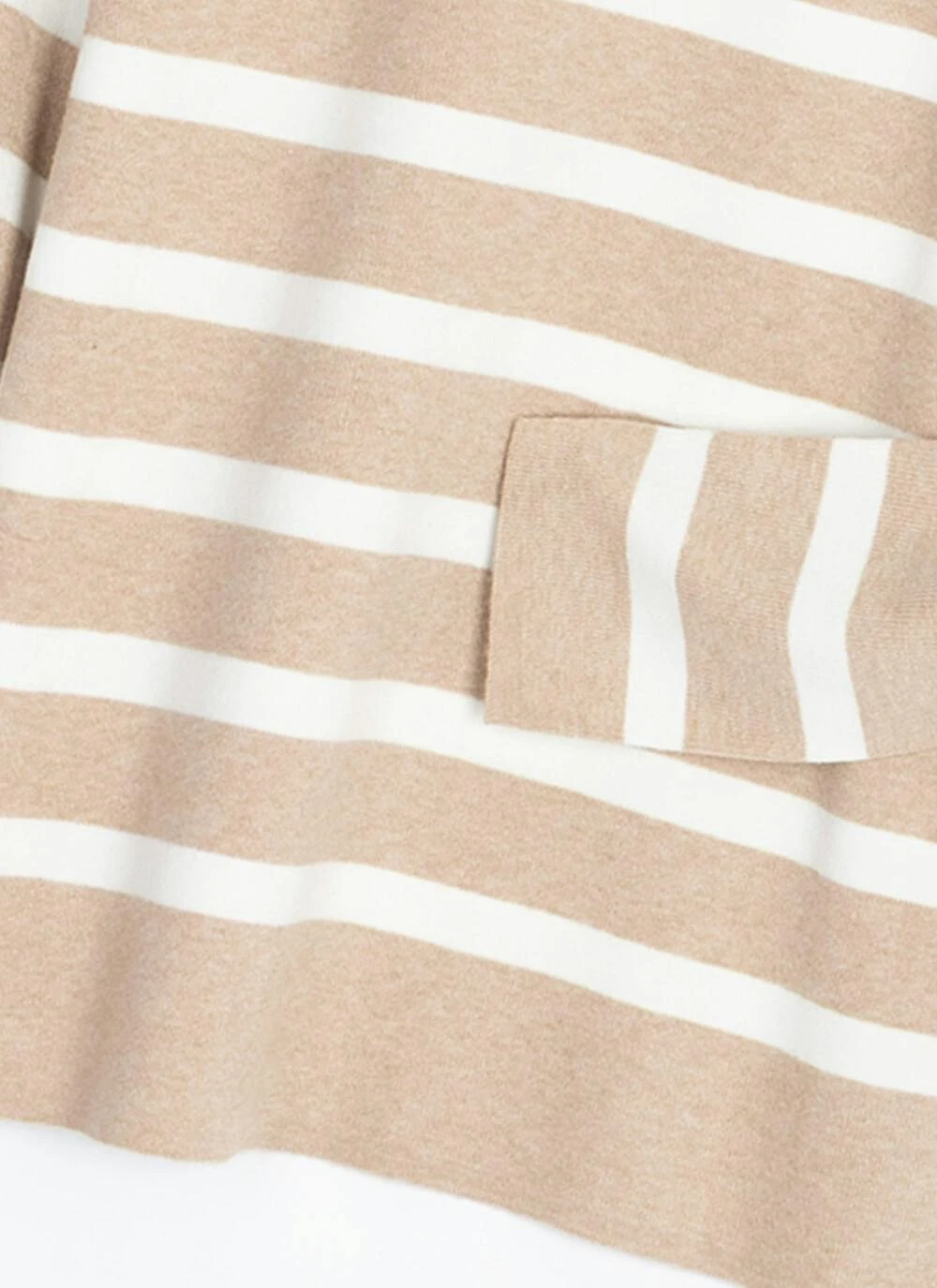 Button Detail Striped Crew Neck Jumper 7 Button Detail Striped Crew Neck Jumper - Image 5
