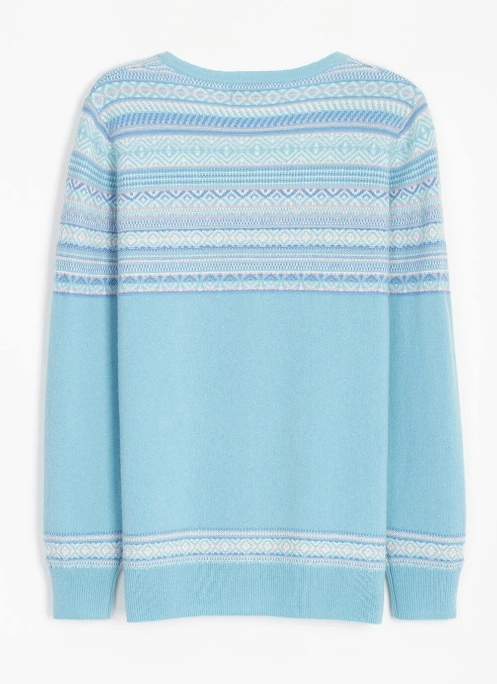 Cashmere Fairisle Yoke Cardigan 7 Cashmere Fairisle Yoke Cardigan - Image 5