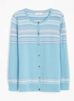 Cashmere Fairisle Yoke Cardigan 9 Cashmere Fairisle Yoke Cardigan -EWM Store 62264pvl 2525d1fe1355f2f