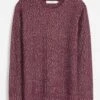 Cable Nep Knit Crew Neck Jumper -EWM Store 62296pvl 480a019f36bdc0a