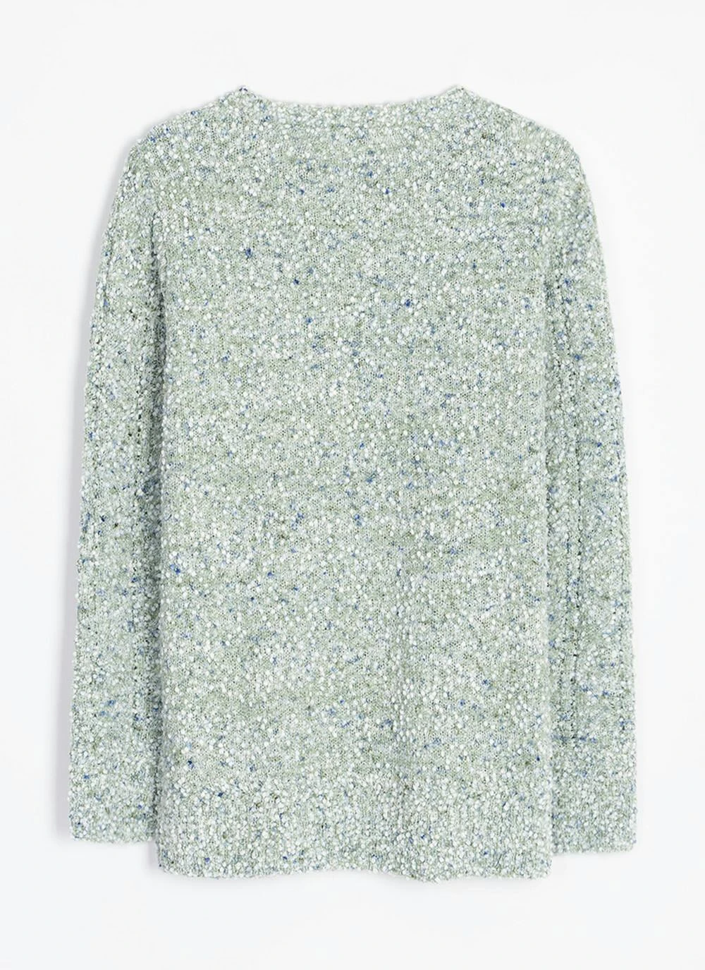 Textured Bobble Knit Crew Neck Jumper 6 Textured Bobble Knit Crew Neck Jumper - Image 4