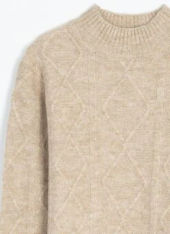 Diamond Stitch Turtle Neck Jumper -EWM Store 62349pvl 19f50c321d9ad20