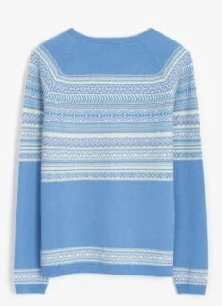 Cashmere Fairisle Yoke Jumper -EWM Store 62368pvl 0bd81a161bccdb8
