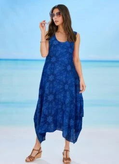 Pure Cotton Bias Cut Dress