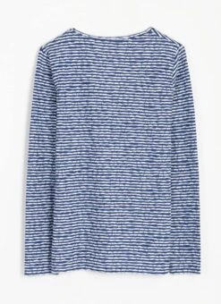 Cotton Blend Striped Textured Top 13 Cotton Blend Striped Textured Top -EWM Store 62574pvl 96d28974d00e1a7