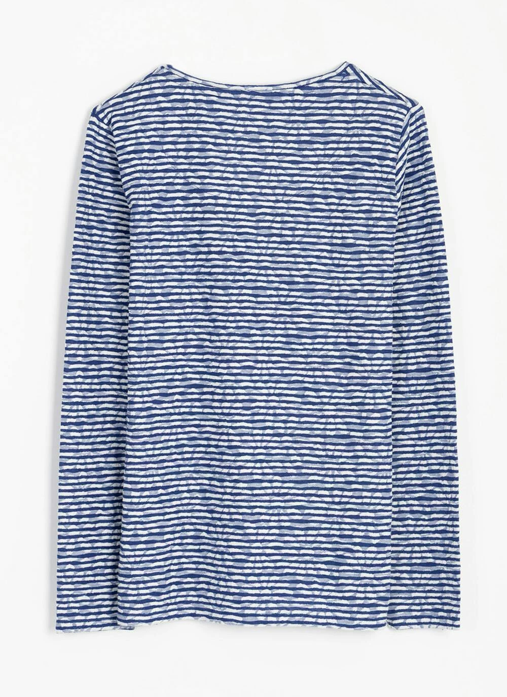 Cotton Blend Striped Textured Top 8 Cotton Blend Striped Textured Top - Image 6