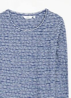 Cotton Blend Striped Textured Top 11 Cotton Blend Striped Textured Top -EWM Store 62585pvl cd95a88b88d14d5