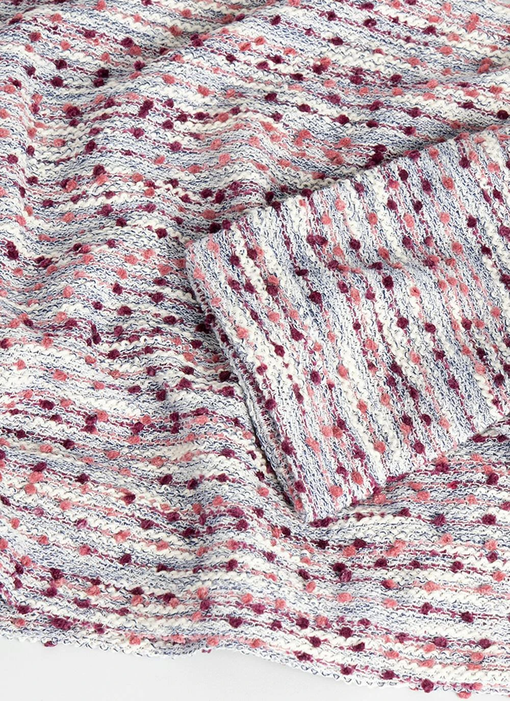 Cotton Blend Textured Crew Neck Top 5 Cotton Blend Textured Crew Neck Top - Image 3