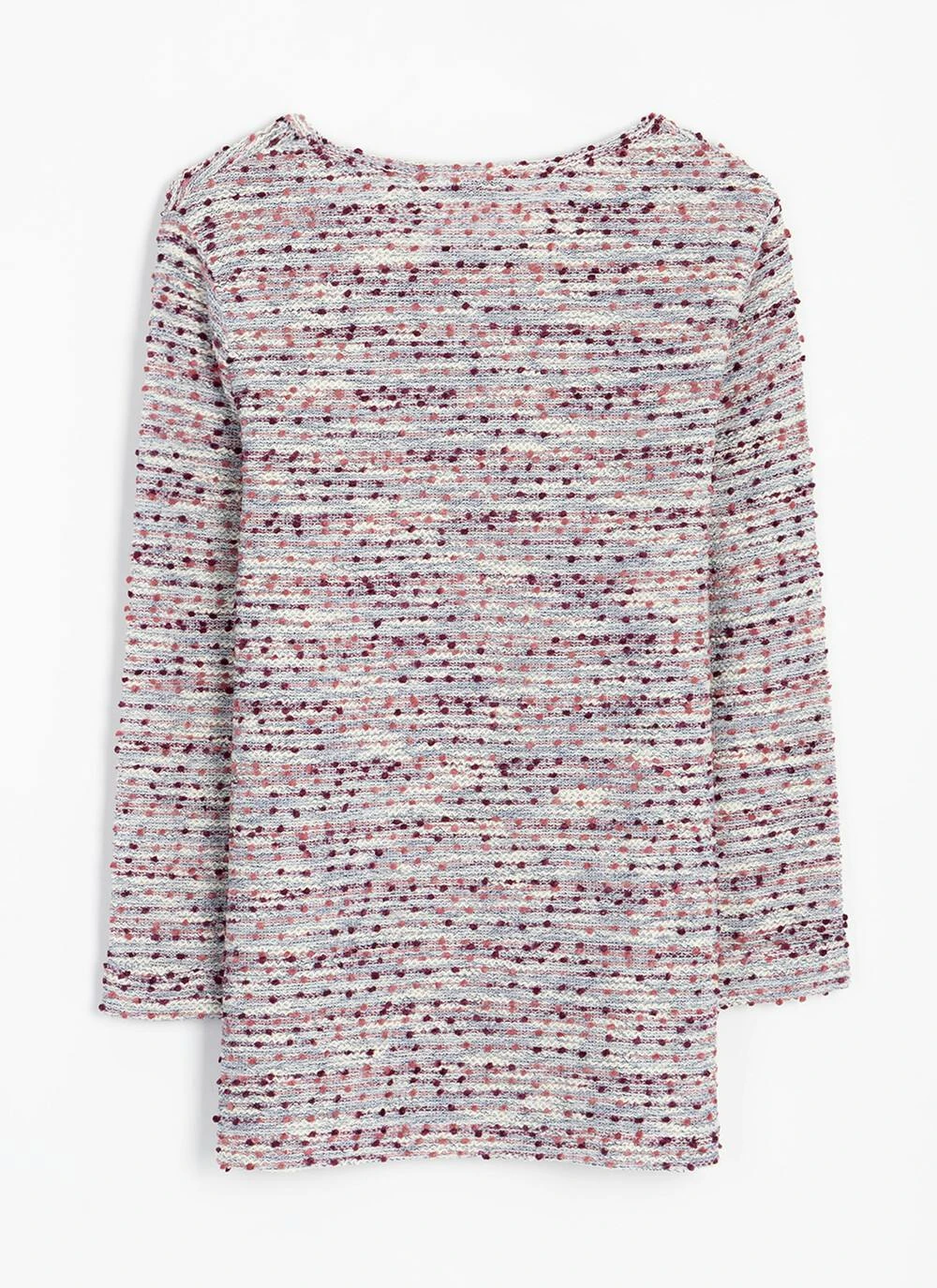 Cotton Blend Textured Crew Neck Top 8 Cotton Blend Textured Crew Neck Top - Image 6