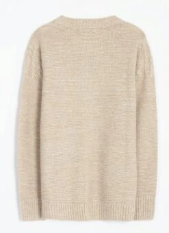 Textured Knit Crew Neck Cardigan 13 Textured Knit Crew Neck Cardigan -EWM Store 62988pvl 6c3c7c057a1e502