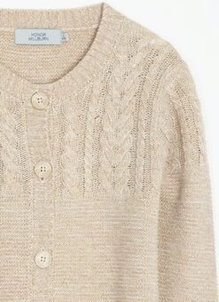 Textured Knit Crew Neck Cardigan 11 Textured Knit Crew Neck Cardigan -EWM Store 63030pvl 244d292441ba0c7