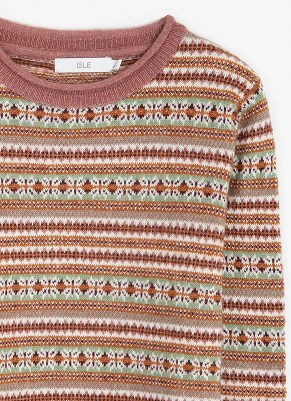 Fairisle Crew Neck Jumper 7 Fairisle Crew Neck Jumper - Image 5