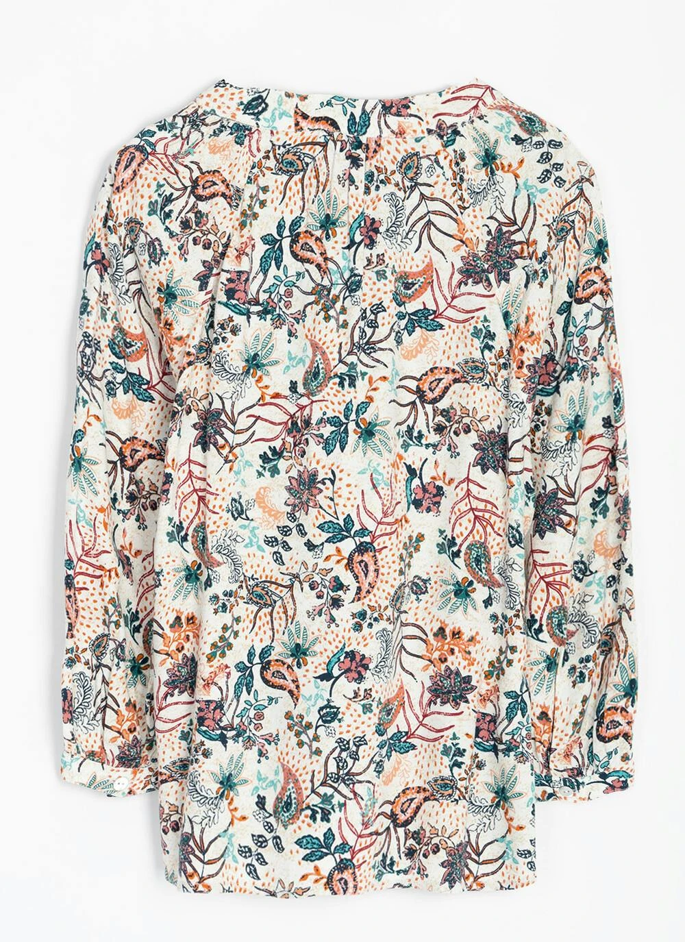 Crepe Paisely Print Blouse 8 Crepe Paisely Print Blouse - Image 6